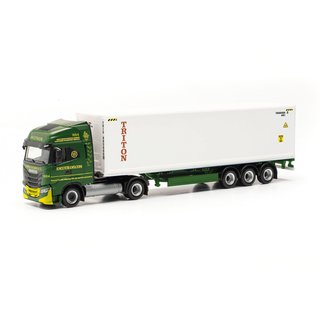 *Herpa 317146 Iveco S-Way LNG Container-Sattelzug, Ancotrans/TRITON  Mastab 1:87