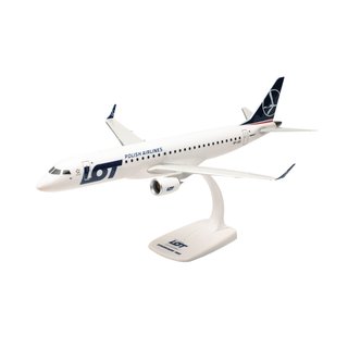 Herpa 613989 Embraer E195, LOT Polish Airlines  Mastab 1:100