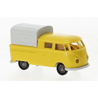 Brekina 32840 VW T1b Doka, gelb, 1960, Economy Maßstab: 1:87