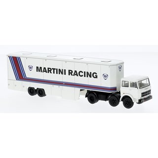 Brekina 58577 Fiat 691 T Renntransport-Sattelzug, Martini Racing Mastab: 1:87