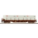 Piko 24527 Spur H0 Containerwagen Rs DSB, Ep. IV mit 3x...