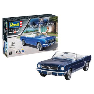 Revell 05647 Geschenkset, 60th Anniversary Ford Mustang  Mastab 1:24