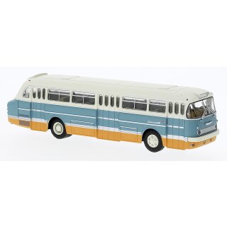 *Brekina 59576 Ikarus 66 3-türig, Stadtversion, weiß, türkis, 1965 Maßstab: 1:87