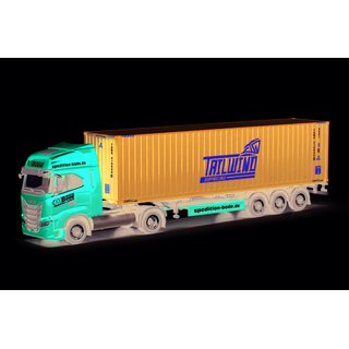 Herpa 317368 Iveco S-Way LNG Container-Sattelzug, HH Bode/Tailwind  Mastab 1:87