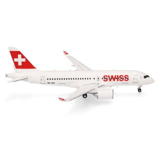Herpa 558471-002 Airbus A220-100, Swiss International Air Lines  Mastab 1:200