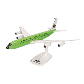 Herpa 614009 Boeing B707-300 Braniff International, lime green  Mastab 1:144