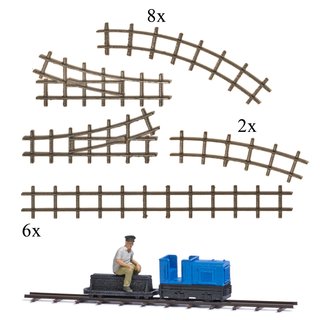 Busch 79828 A-Set: Gartenbahn  Spur H0