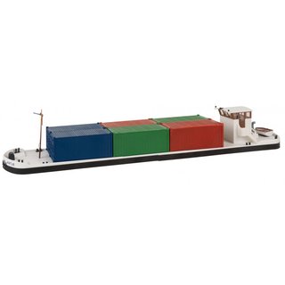 Faller 131013 Flussfrachter mit 6x 20` Containern  Spur H0