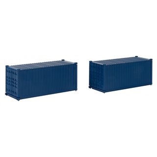 Faller 182054 20 Container, blau, 2er-Set  Spur H0
