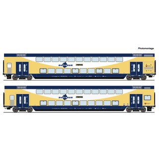 Roco 6200106 2-tlg. Set: Doppelstockwagen, metronom, Ep. VI  Spur H0