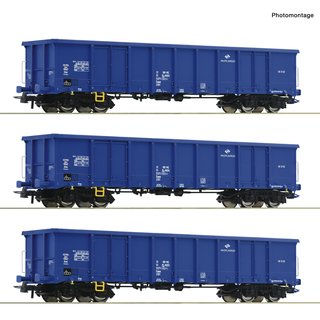 Roco 6600100 3-tlg. Set: Offene Gterwagen, PKP Cargo, Ep. VI  Spur H0
