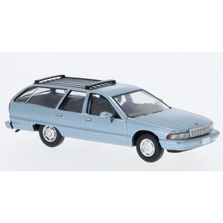 Brekina PCX870455 Chevrolet Caprice Station Wagon, blau-metallic, 1991 Mastab: 1:87