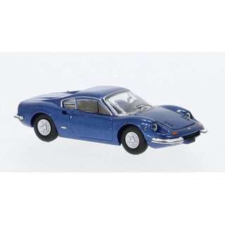 Brekina PCX870634 Ferrari Dino 246 GT, metallic blau, 1969 Mastab: 1:87