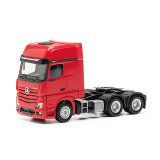 Herpa 317917 MB Actros L GigaSp Solozugmaschine 3achs (6x4) rot Mastab 1:87