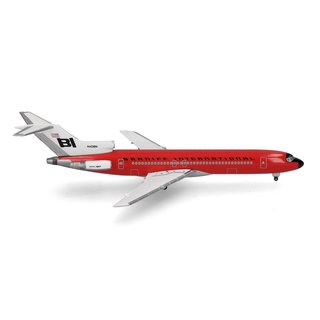 Herpa 537551 Boeing B727-200, Braniff Solid Red  Mastab 1:500