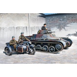 Faller 493556 1/35 Panzer I Ausf. B & Motorrad