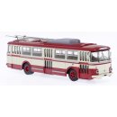 Brekina 61354 Skoda 9 Tr, Obus, weiß, rot, 1962,...