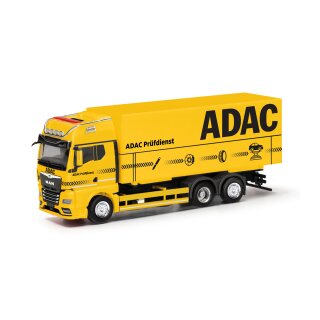 *Herpa 317986 MAN TGX GX Wechselkoffer-LKW, ADAC Prüfdienst  Maßstab 1:87