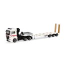 Herpa 318297 MAN TGX GM Semitieflade-Sattelzug/Kran,...