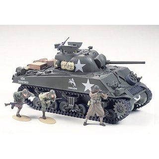 Tamiya 300035250 1:35 WWII US Sherman M4A3 75m