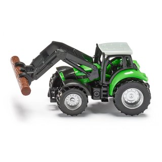 SIKU-Modelle 1380 Traktor mit Baumstammgreifer