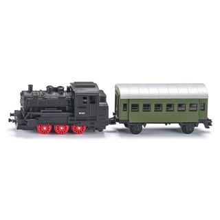 SIKU-Modelle 1657 Dampflok mit Personenwagen Massstab: H0