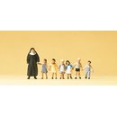 PREISER 10401 Nonne mit Kindern Massstab: H0