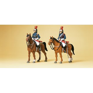 PREISER 10435 Garde Republicaine zu Pferd Massstab: H0