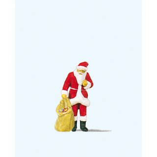 PREISER 29027 Weihnachtsmann mit Gabensack Massstab: H0
