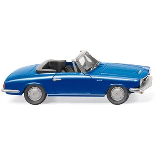 WIKING 018649 Glas GT Cabrio blau metallic Massstab: H0