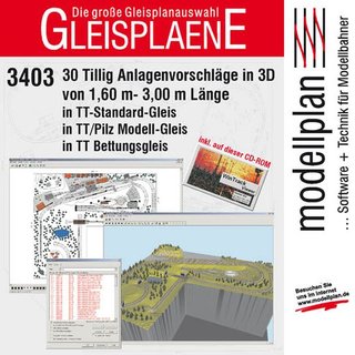 Tillig B 09548 TT-Gleisplne I (CD-ROM) Massstab: TT