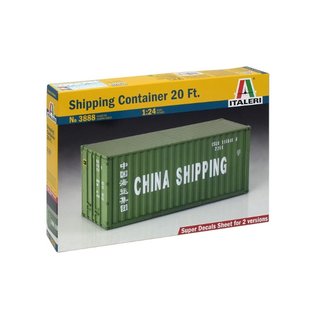 ITALERI 510003888 1:24 Shipping Container 20FT