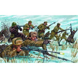 ITALERI 510006069 1:72 WW2 - Russ.Infanterie(Winter Unif.)