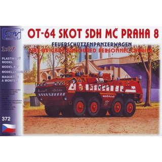 SDV 10372 Bausatz OT64 Skot SDH Feuerwehr SPW MC Prag 8 Mastab 1:87