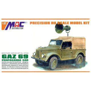 MAC Bausatz 87052 GAZ69 Lautsprecherwagen Mastab: 1:87