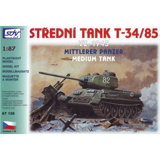 SDV 87135 Bausatz Mittlerer Panzer T34/85 VZ.1945 Mastab 1:87
