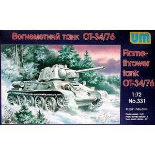 UM Bausatz 72331 Flammenwerferpanzer OT34/76, Mastab: 1:72