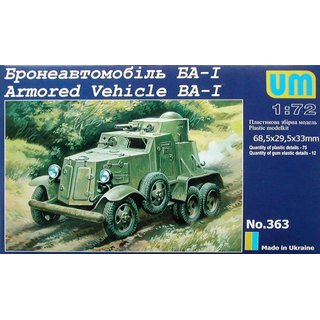 RK-Modelle UM72363 Panzerspaehwagen BA-I, 1:72 Massstab: 1:72