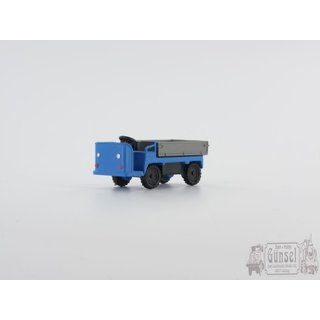 Mehlhose 9304 E-Karre Dreiseitenkipper, blau Massstab: H0