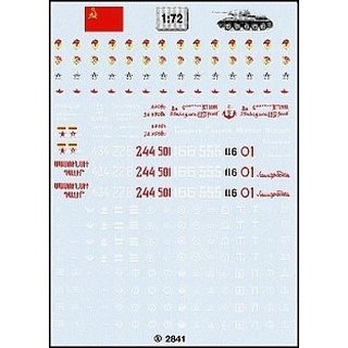 TL Decals 2841 WK II UdSSR Panzeraufschriften Mastab: 1:72