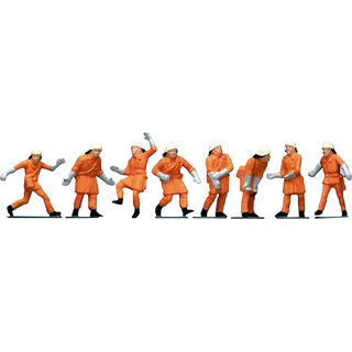 Faller 151036 Feuerwehrleute, Uniform orange Mastab: H0