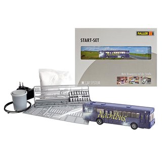 Faller 161499 Car System Start-Set Nachtbus (MB 0 405) Mastab: H0