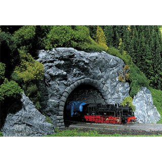 Faller 171821 PREMIUM Tunnelportal, 2-gleisig Mastab: H0