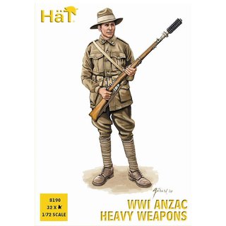 HT 378190 1/72 WWI ANZAC schwere Waffen Mastab: 1/72