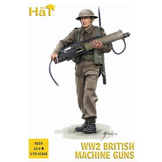 HT 378228 1/72 Britische Soldaten mit Maschinengewehr Mastab: 1/72