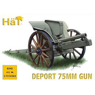 HT 378242 1/72 WWI Italienisches 75 mm Geschtz Mastab: 1/72