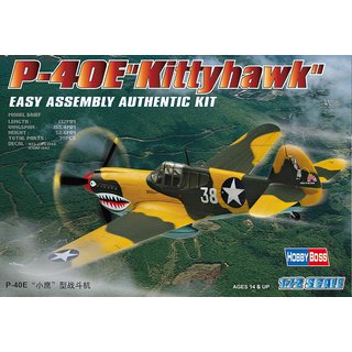 HobbyBoss 380250 1/72 P-40E Kittyhawk Mastab: 1/72
