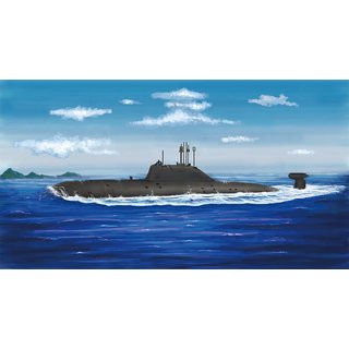 HobbyBoss 387005 1/700 Russia Navy Akula Class Angriffs-U-Boot Mastab: 1/700