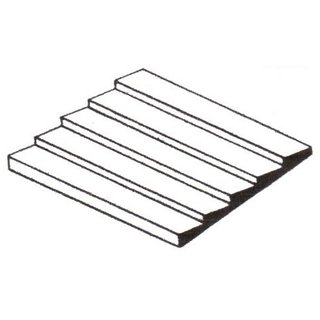 Evergreen 502020 Strukturplatte, 0,5x150x300 mm. Spur N-Mastab, 1 Stck