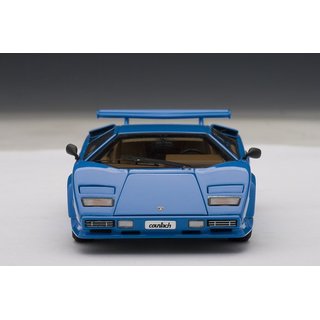 AutoArt 54534 Lamborghini Countach 5000 S blau Massstab: 1:43